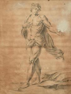 BOSSI Giuseppe 1777-1815,a male figure in a landscape,18th Century,John Nicholson GB 2024-01-24