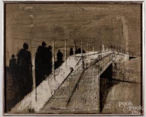 BOSTELLE Tom 1921-2005,The Bridge,Pook & Pook US 2021-01-13