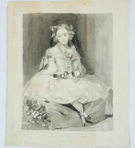 BOSTOCK JOHN,study of Frances Diana Manners Sutton,Smiths of Newent Auctioneers GB 2022-08-12