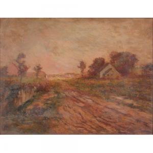 BOSTON Frederick James 1855-1932,Country Road rural landscape,Ripley Auctions US 2022-06-04