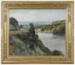 BOSTON Joseph Henry 1859-1954,Summer Landscape,Brunk Auctions US 2022-11-12