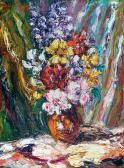 BOSZORMéNYI Gabor 1932,Summer flowers,Nagyhazi galeria HU 2017-03-07