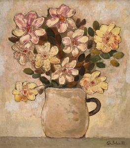 BOTAN Gheorghe 1929-2016,Vase with Flowers,1987,Artmark RO 2023-01-16