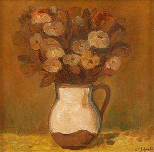 BOTAN Gheorghe 1929-2016,Vase with Flowers,1981,Artmark RO 2023-01-16