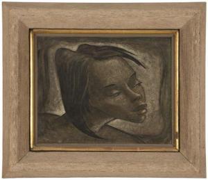 BOTELLO BARRO Angel 1913-1986,Portrait of a woman,John Moran Auctioneers US 2015-04-28