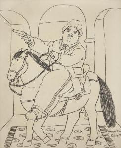 BOTERO Fernando 1932-2023,Man on Horse,1979,Christie's GB 2024-03-15