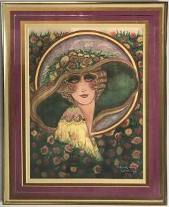 BOTERO Orlando 1946,Portrait of a Lady with Hat,Kaminski & Co. US 2020-04-19