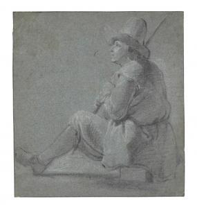 BOTH Jan Dirksz. 1615-1652,A seated shepherd,Christie's GB 2011-12-08