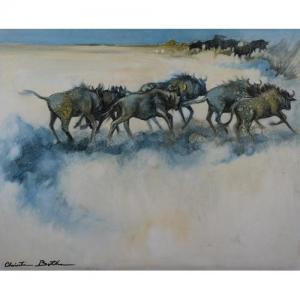 BOTHA Christina Aletta 1938,BLUE WILDEBEEST,Stephan Welz ZA 2021-11-16