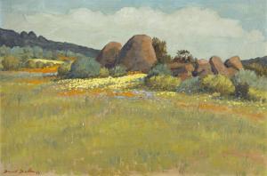 BOTHA David Johannes 1921-1995,Namaqualand Landscape,1977,Strauss Co. ZA 2024-03-11
