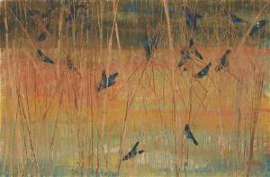 BOTHWELL Dorr 1902-2000,Bird Refuge No. 3: The Gleaners,1957,John Moran Auctioneers US 2022-05-10