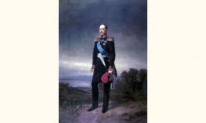 botman egor ivanovich 1800-1891,Portrait of Russian Emperor Nicolas I,MacDougall's GB 2004-11-30