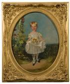 BOTT R.T 1810-1865,Child gathering flowers,1847,Bonhams GB 2011-01-11