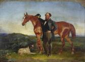 BOTT R.T 1810-1865,Man with Horse and Gun Dog,1853,Simon Chorley Art & Antiques GB 2011-05-19
