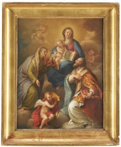 BOTTANI Giuseppe 1717-1784,Madonna con Bambino, Sant'Anna, San Liborio e a,Il Ponte Casa D'aste Srl 2023-03-28