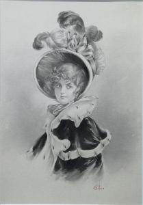 bottaro,Damen-Portrait,1904,Quittenbaum DE 2009-10-20