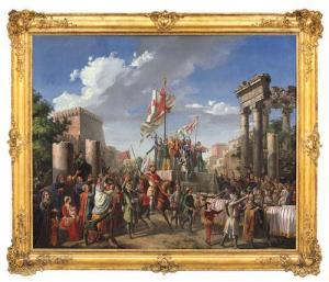 BOTTAZZI ANTONIO 1800-1861,Il carroccio della vittoria,1854,Meeting Art IT 2015-10-18