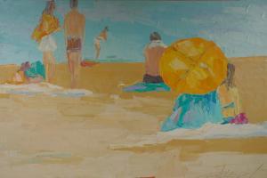 BOTTI Italo 1889-1974,bathers on a beach,Crow's Auction Gallery GB 2024-01-24