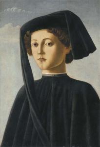 BOTTICINI Francesco,Portrait of a young gentleman, bust-length, in a b,Christie's 2004-07-07