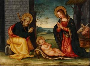 BOTTICINI Rafaello 1477-1525,L'Adorazione del Bambino,Cambi IT 2017-05-17