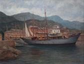 BOTTIGELLI ANGELO,Mercantili in porto (Santa Margherita ligure),1948,Meeting Art 2008-02-16