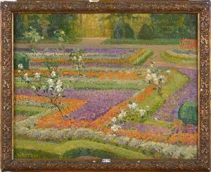 Bottin Camille 1889-1944,Vue du jardin en fleurs,VanDerKindere BE 2023-01-24