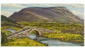 BOTTOM Robert 1944,Muckish Mountain and the Lackagh Bridge- County Donegal,Gerrards GB 2009-04-16