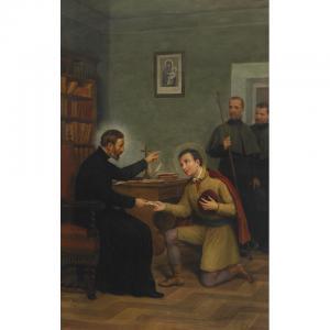 BOTTONI E 1800-1900,THE EDUCATION OF THE YOUNG CLERGYMAN,1897,Waddington's CA 2010-06-15