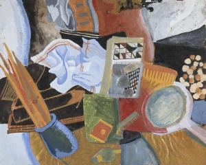 BOTY Pauline 1938-1966,Still life with paint brushes,1959-61,Christie's GB 2023-10-19