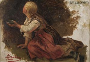 BOUBONG Antonie 1842-1908,Jeune fille à l'écuelle,1911,Art Valorem FR 2022-10-07