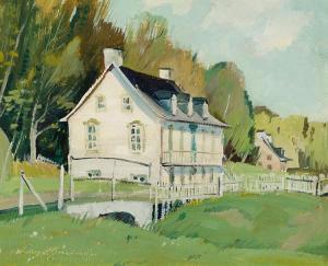 BOUCHARD Lorne Holland 1913-1978,Old House - Road to St. Anne-de-Beaupré - P. Que,Heffel 2023-07-27