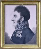 BOUCHARDY Étienne,Portrait d'officier, vu de profil,19th century,Etienne de Baecque 2018-12-07