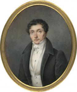 BOUCHARDY Étienne 1797-1849,Portrait eines Mannes,1830,Galerie Bassenge DE 2023-11-30