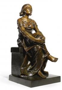 BOUCHER Alfred 1850-1934,JEANNE D'ARC ÉCOUTANT SES VOIX (JOAN OF ARC LISTEN,Sotheby's GB 2011-12-06