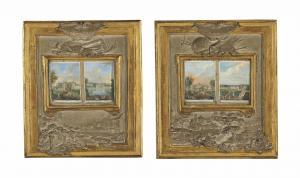 BOUCHER Claude,Four views of the châteaux of Rambouillet, Anet an,1756,Christie's GB 2013-01-31