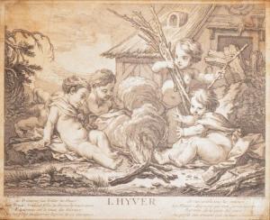 BOUCHER Francois 1703-1770,L'HYVER,Pillon FR 2014-03-09