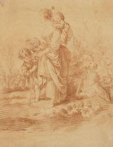 BOUCHER Francois 1703-1770,La jeune mère,Cornette de Saint Cyr FR 2012-12-12