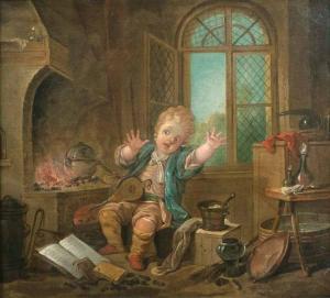 BOUCHER Francois 1703-1770,The little Alchemist,Stahl DE 2016-11-26