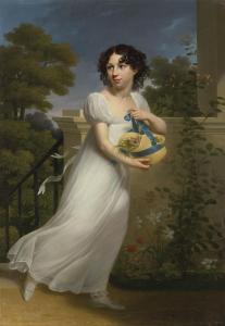 BOUCHET Louis André G,Portrait of Lucie Isabey, Madame Collon (1795-?), ,Christie's 2022-01-27