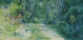 BOUCHEZ Jean Louis 1905-1983,Sous Bois En Chaville, woodland pathway,1905,Morphets GB 2007-11-29