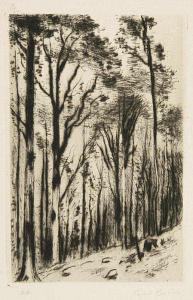 BOUDA Cyril 1901-1984,ASet of Five Graphic Sheets: Forest,Palais Dorotheum AT 2010-03-06