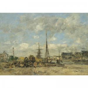 BOUDIN Eugene 1824-1898,TROUVILLE. LE PORT,76,Sotheby's GB 2006-11-08