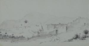 BOUET Alphonse 1800-1800,Vue de Bou Saada (Boussada, Algerie),1853,EVE FR 2013-06-05