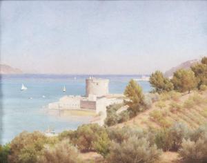 BOUGOURD Auguste 1830-1917,La tour de Balaguier,1900,Damien Leclere FR 2013-04-13