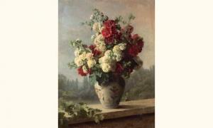 BOUGOURD Cécile 1857-1941,Fleurs dans un vase,1886,Beaussant-Lefèvre FR 2005-12-02