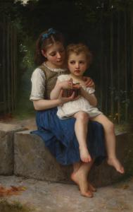 BOUGUEREAU Elizabeth Jeanne 1837-1922,The Little Mother,Sotheby's GB 2023-01-26