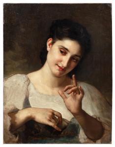 BOUGUEREAU William Adolphe 1825-1905,Bust of a Young Woman,20th Century,Sotheby's GB 2024-02-02