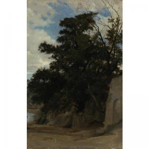 BOUGUEREAU William Adolphe 1825-1905,TREES IN A COASTAL LANDSCAPE,Sotheby's GB 2005-10-25