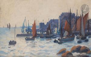 BOUILLE Etienne 1858-1933,Port breton,Ader FR 2024-02-16