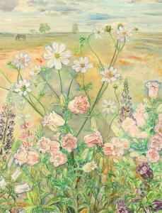 BOUILLOT Maurice,A study of wildflowers with stems depicting the st,1949,John Nicholson 2020-12-07